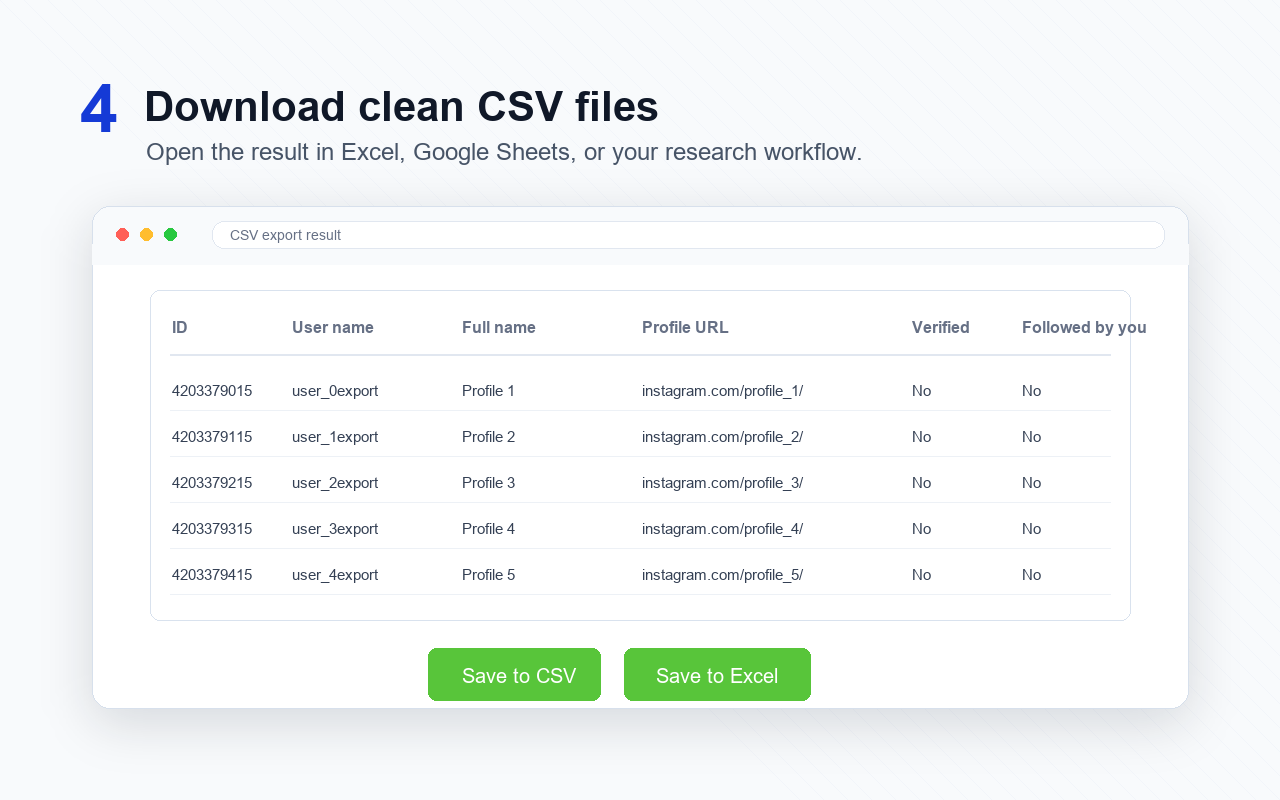 InExporter Chrome extension